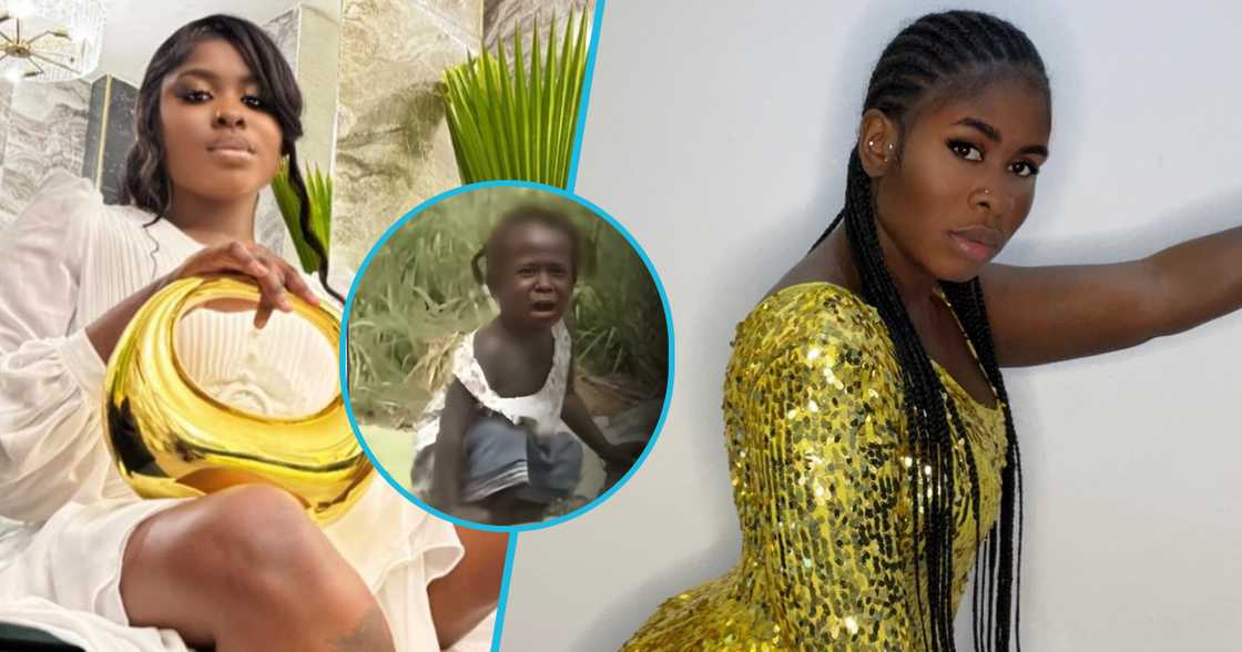 Social media fans are reacting to a clip of actress turned musician Yaa Jackson performing at the age of two. Social media fans are reacting to a clip of actress turned musician Yaa Jackson performing at the age of two.