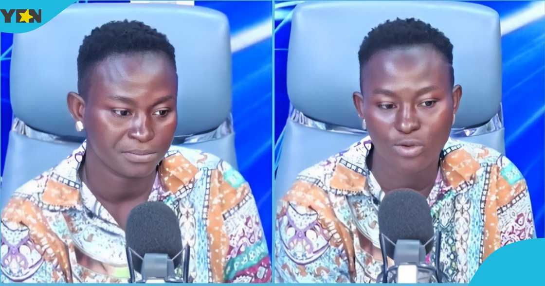 Photo of a single Ghanaian mother as she appeared on Auntie Naa's programme Photo of a single Ghanaian mother as she appeared on Auntie Naa's programme