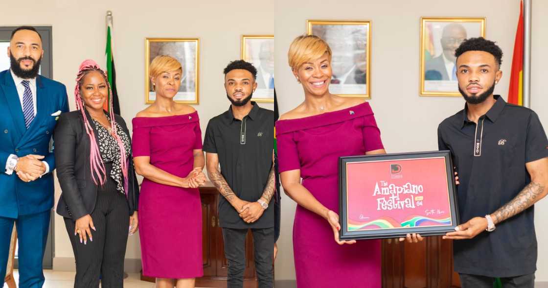 David Mensah and SA High Commissioner David Mensah and SA High Commissioner