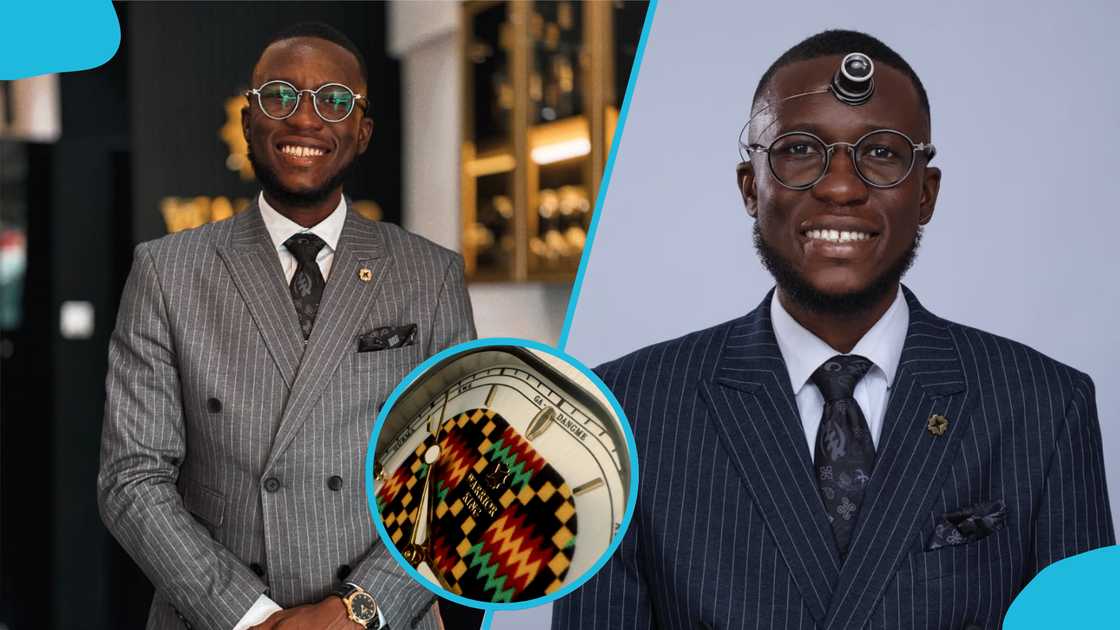 Ghanaian watchmaker Patrick Amofah