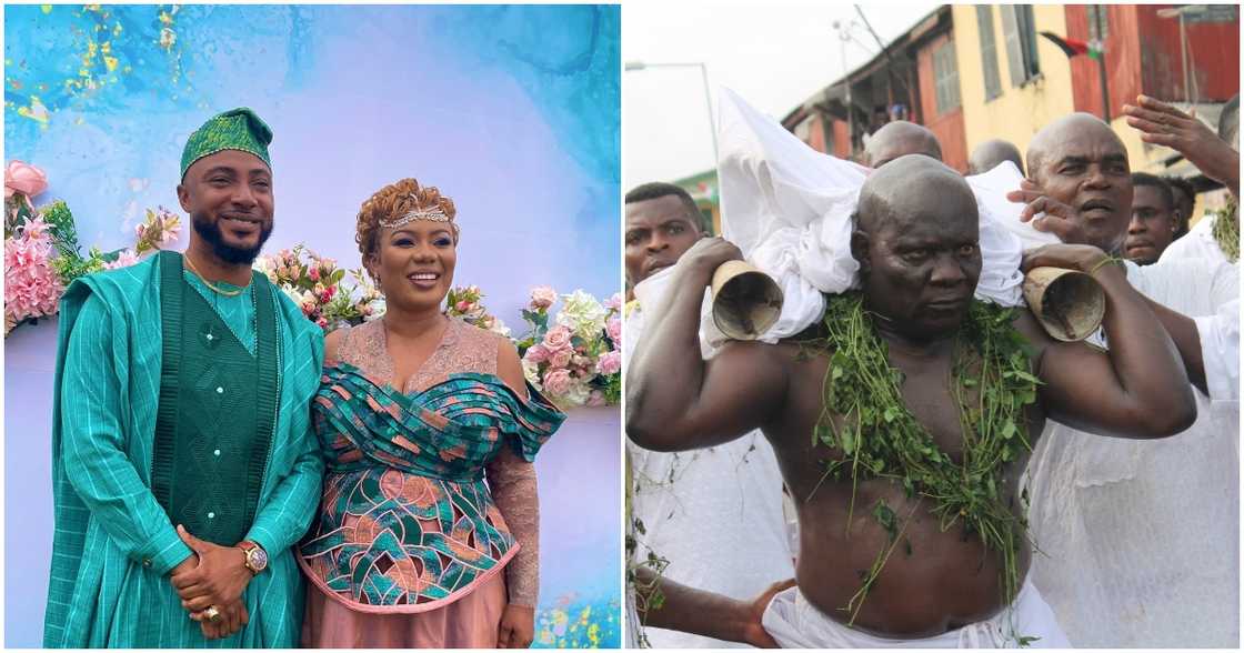 Brigette Otoo and husband Brigette Otoo and husband