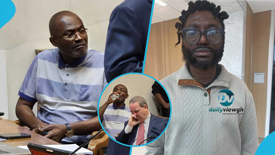 Kennedy Agyapong Drinks Water In Court His Lawyer Looks Worried As Kennedy Agyapong Drinks Water In Court His Lawyer Looks Worried As