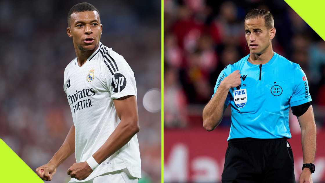 Hilarious video of Mbappe and referee during Real Madrid vs Betis clash emerges Hilarious video of Mbappe and referee during Real Madrid vs Betis clash emerges