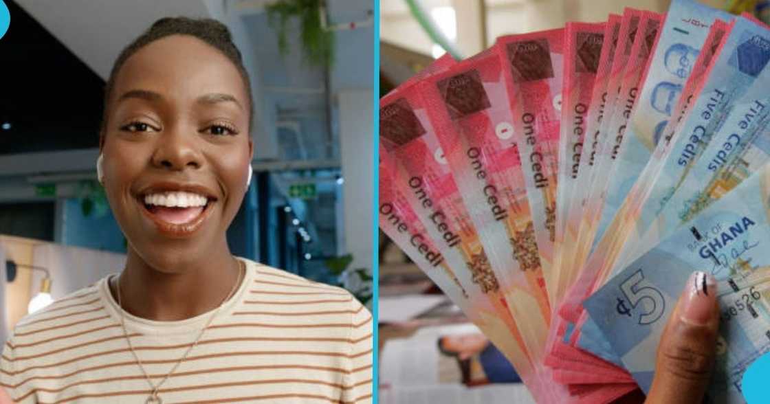 Ghanaian lady, nostalgia, old Cedi notes, Kwame Nkrumah, Bank of Ghana