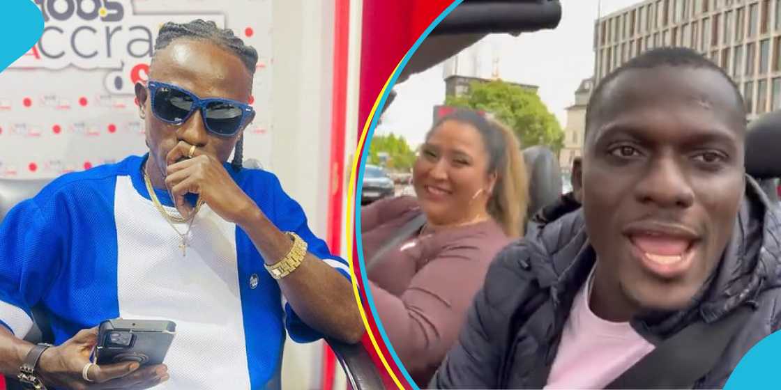 Patapaa and his wife, Liha Miller and Zionfelix in photos Patapaa and his wife, Liha Miller and Zionfelix in photos