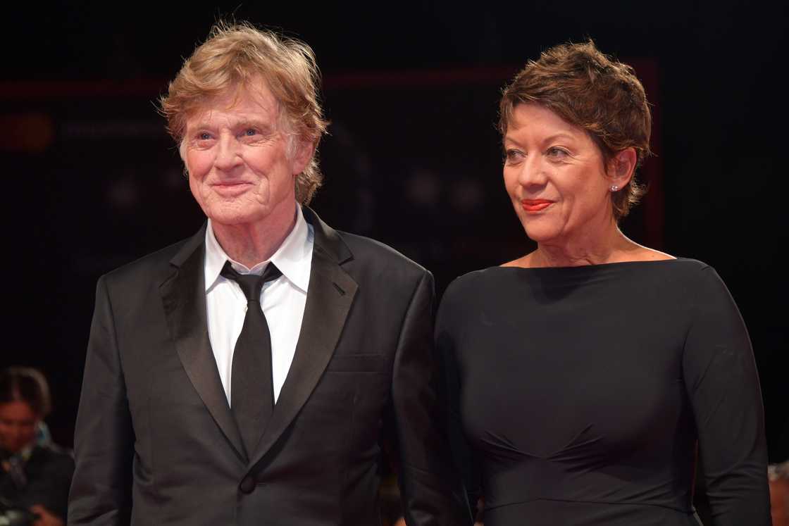 Robert Redford (L) and Sibylle Szaggars (R) Robert Redford (L) and Sibylle Szaggars (R)