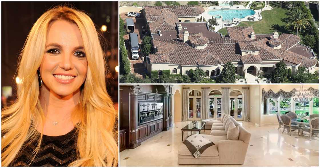 Britney Spears and her Calabasas mansion Britney Spears and her Calabasas mansion