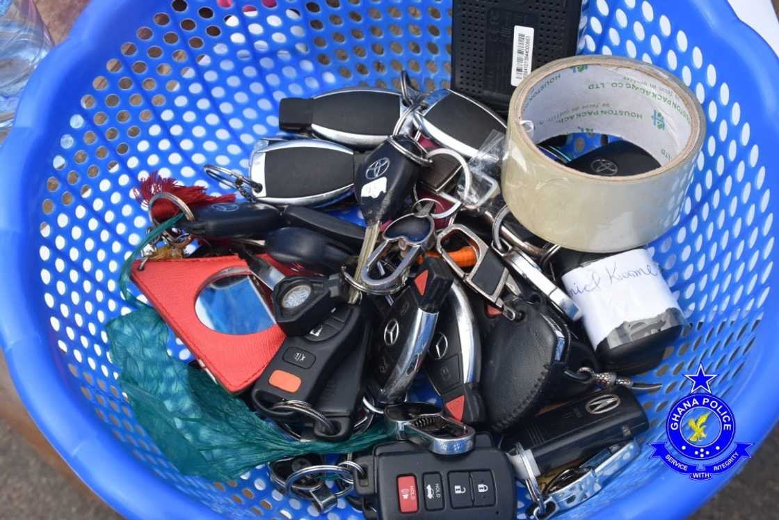 Police arrests 150 criminals including 25 females at "the Events Hub", Achimota Police arrests 150 criminals including 25 females at "the Events Hub", Achimota