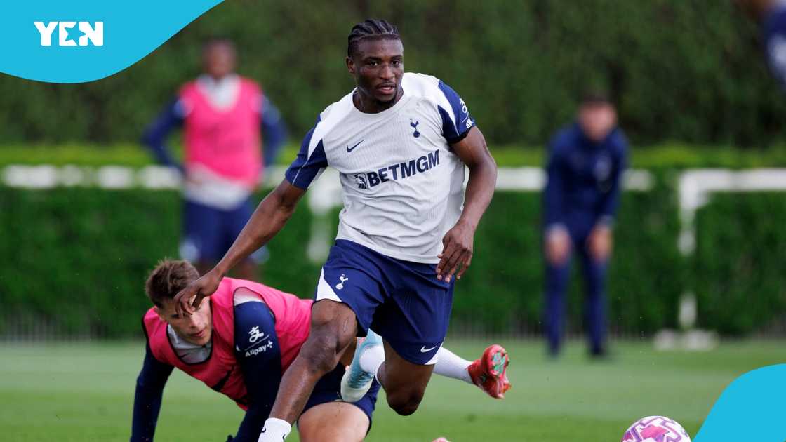 Mohammed Kudus, Micky van de Ven, Tottenham Hotspur, Luton Town, Wycombe. Mohammed Kudus, Micky van de Ven, Tottenham Hotspur, Luton Town, Wycombe.