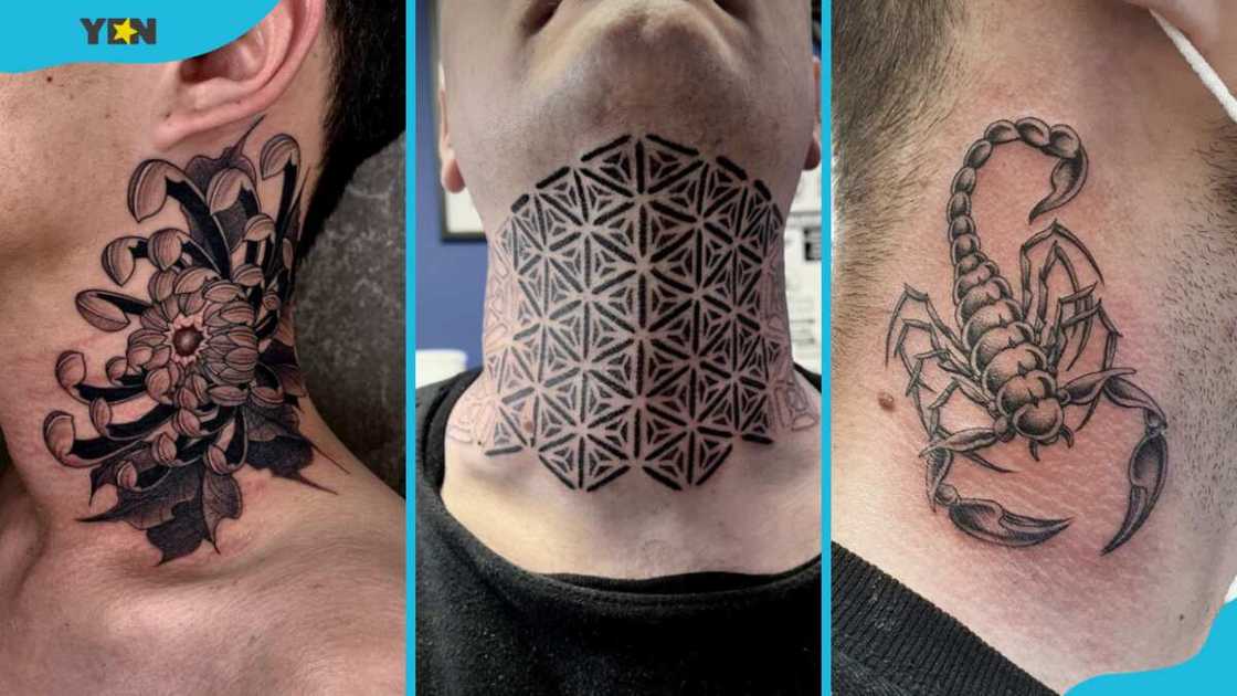 Neck tattoos for men