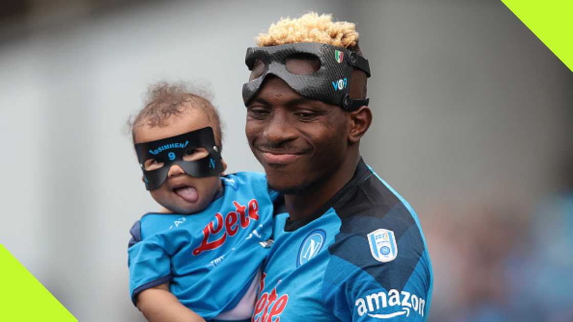 Victor Osimhen's daughter Hailey clocks 2 Victor Osimhen's daughter Hailey clocks 2