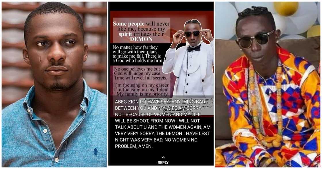 Patapaa Apologises To Zionfelix, Begs Him For Forgiveness On False Accusations Made Against Him Patapaa Apologises To Zionfelix, Begs Him For Forgiveness On False Accusations Made Against Him