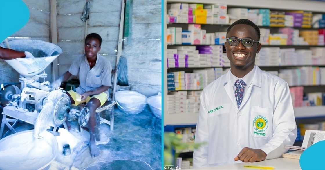 ghana, transformation story, pharmacy, grace to grace, miller, tiktoker, efoh senyo ghana, transformation story, pharmacy, grace to grace, miller, tiktoker, efoh senyo
