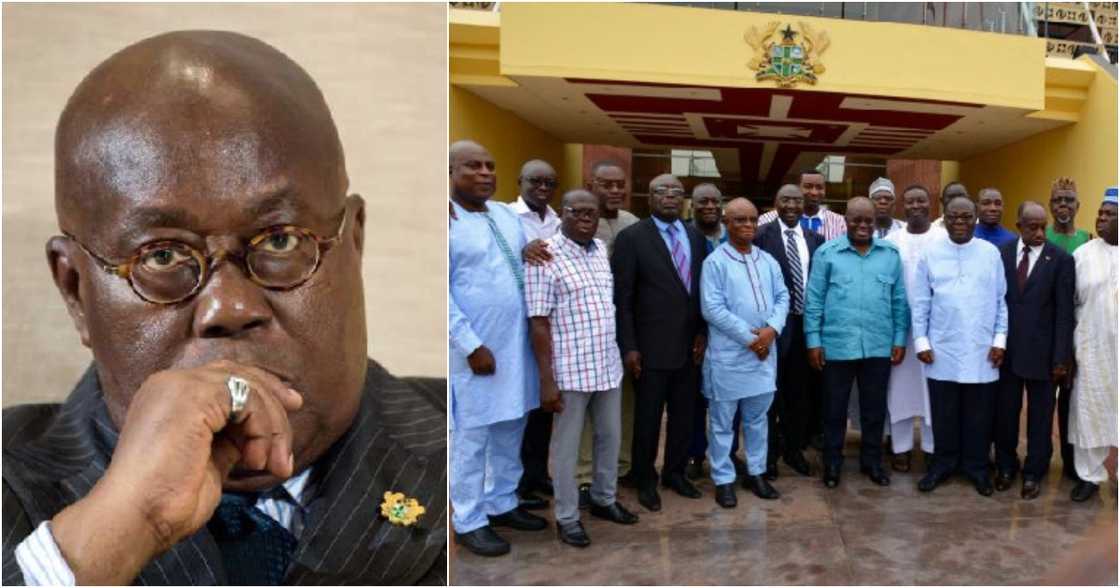 Akufo-Addo's ministers have been accused of failing to declare their assets, contrary to the provisions of the law. Akufo-Addo's ministers have been accused of failing to declare their assets, contrary to the provisions of the law.