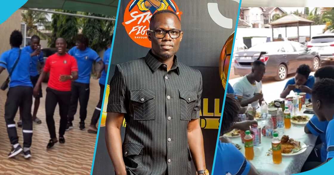 Agyeman Badu welcomes young footballers into his home Agyeman Badu welcomes young footballers into his home