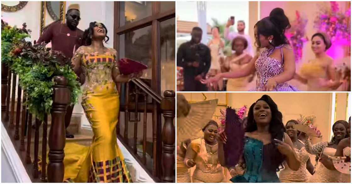 Wedding Dresses: Ghanaian Bride Looks Exquisite In A Disney Princess-Inspired Dress For Her Luxurious Wedding Wedding Dresses: Ghanaian Bride Looks Exquisite In A Disney Princess-Inspired Dress For Her Luxurious Wedding