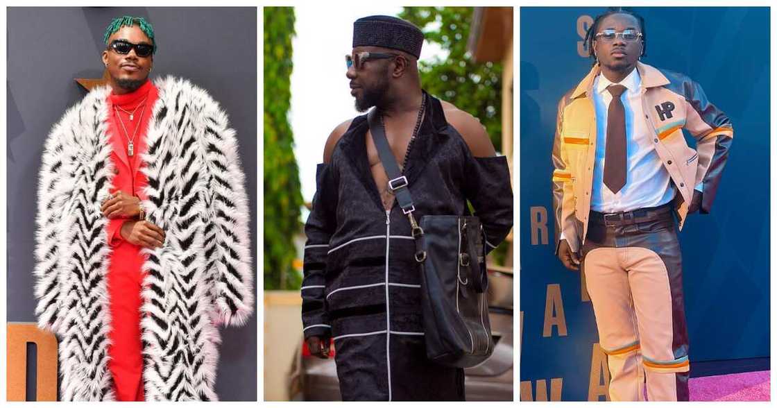 Osebo picks Camidoh's BET outfit, says Kuami Eugene's look was not appropriate