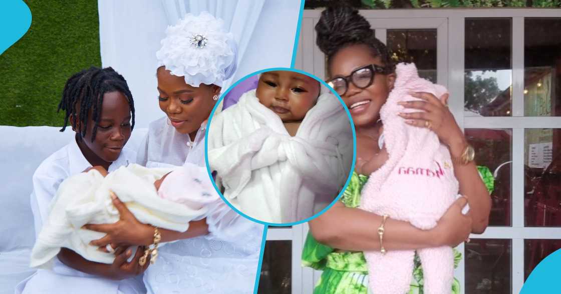 Mzbel Finally Unveils Baby Ohemaa's Full Face In Adorable Video Mzbel Finally Unveils Baby Ohemaa's Full Face In Adorable Video