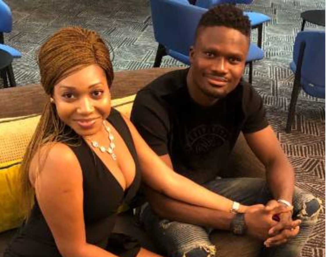 Daniel Amartey and wife Daniel Amartey and wife
