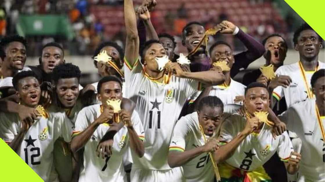 Black Satellites celebrate in Accra. Black Satellites celebrate in Accra.