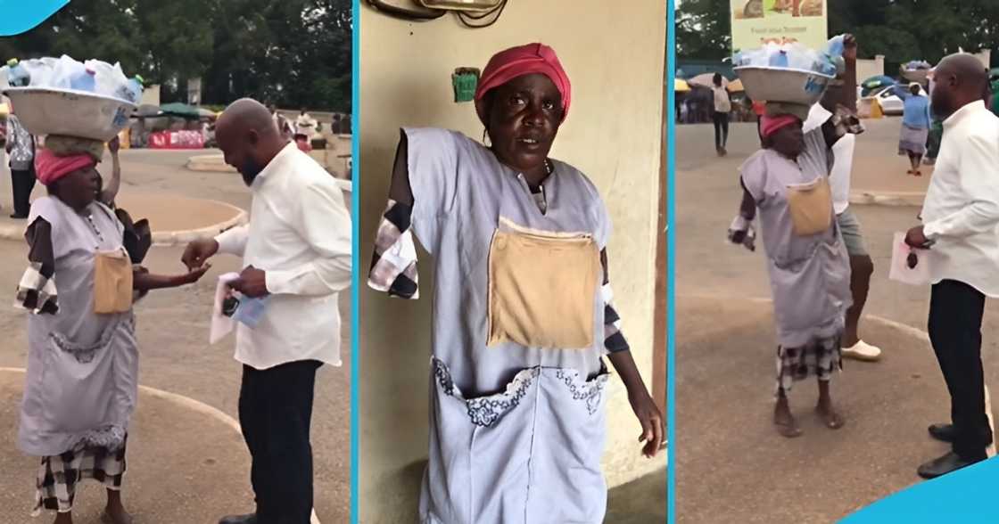 Physically challenged woman, Kumasi, sachet water, social media, content creator. Physically challenged woman, Kumasi, sachet water, social media, content creator.