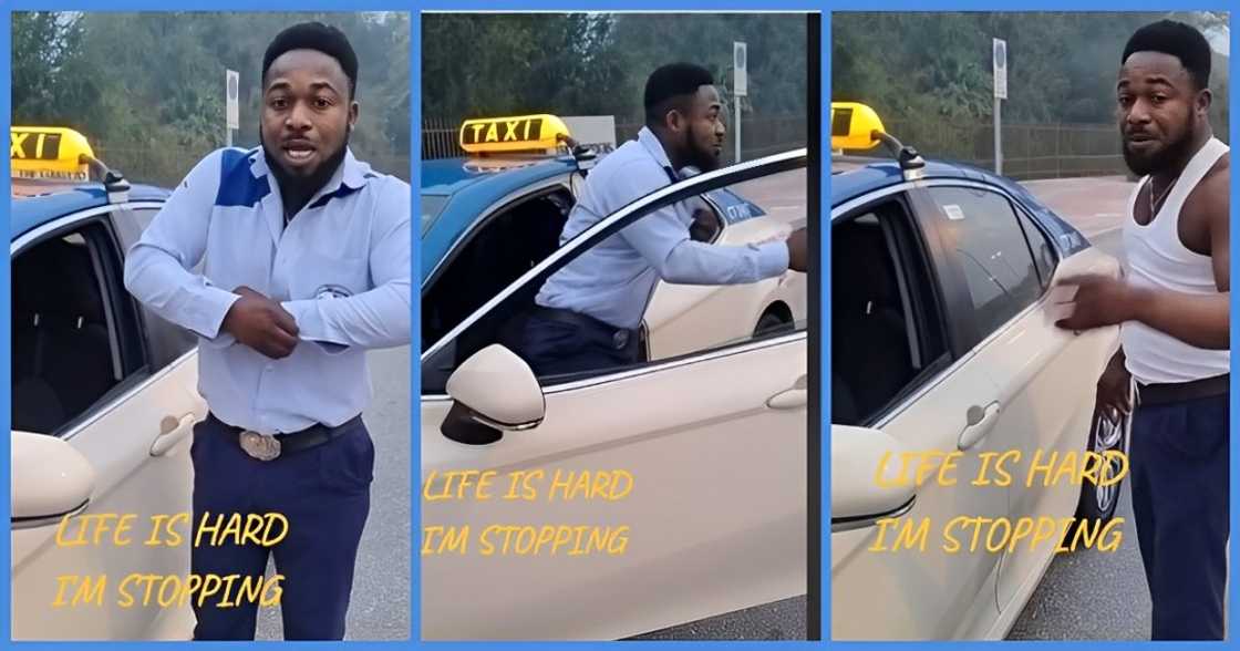 Ghanaian Man In Dubai Gives Up Taxi Job.