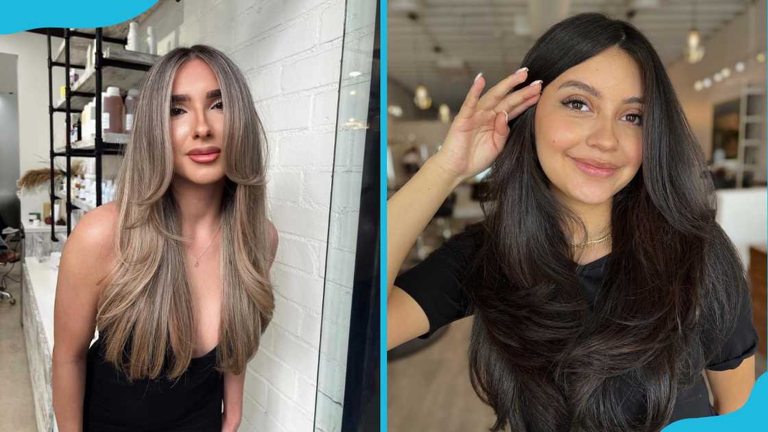 Face framing layers Face framing layers