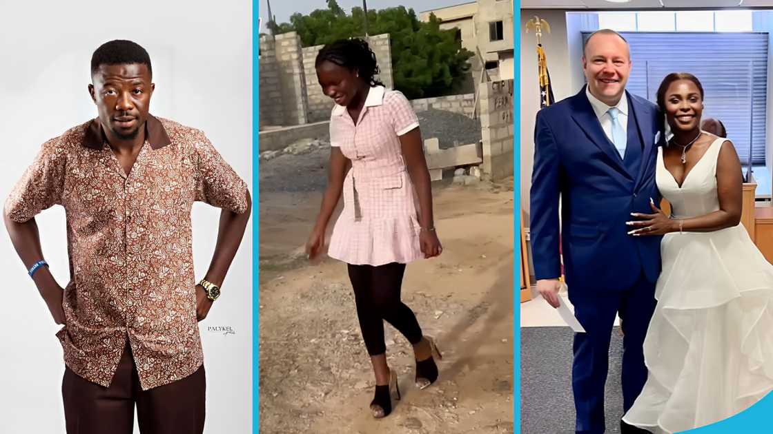 Kwaku Manu, Diane Naa Okailey, Kwaku Manu's children, Naa Okailey's husband, Tim, Maame Vida's models Kwaku Manu, Diane Naa Okailey, Kwaku Manu's children, Naa Okailey's husband, Tim, Maame Vida's models