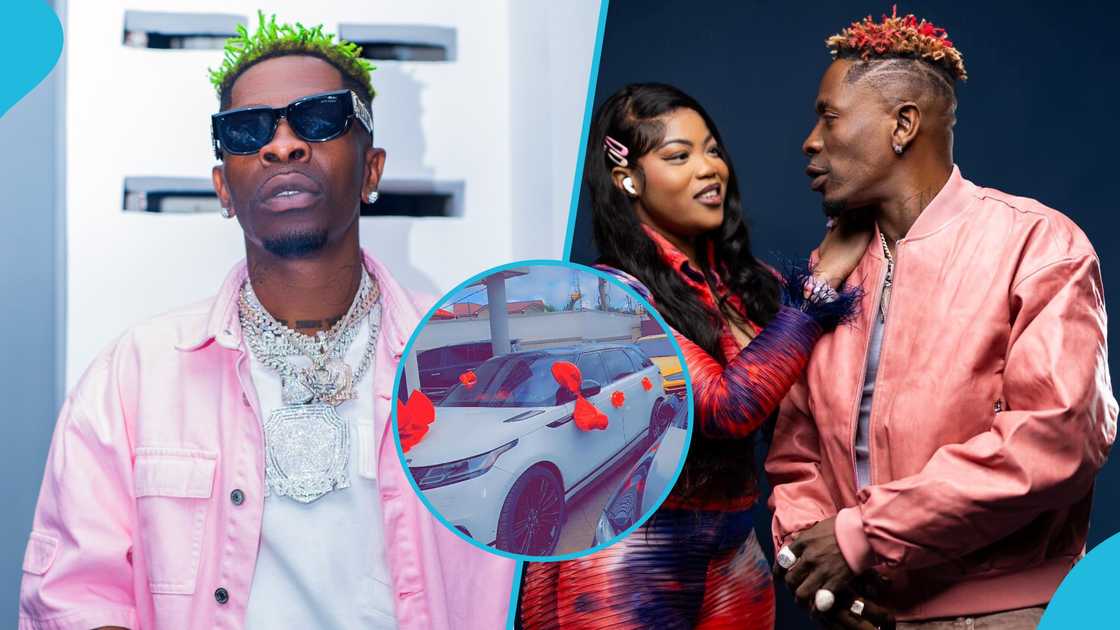 Shatta Wale, Shatta Wale and Maali, Shatta Wale's girlfriend, Maali's new car, Shatta Wale gifts Maali a new car, Shatta Wale and Maali welcome their new baby