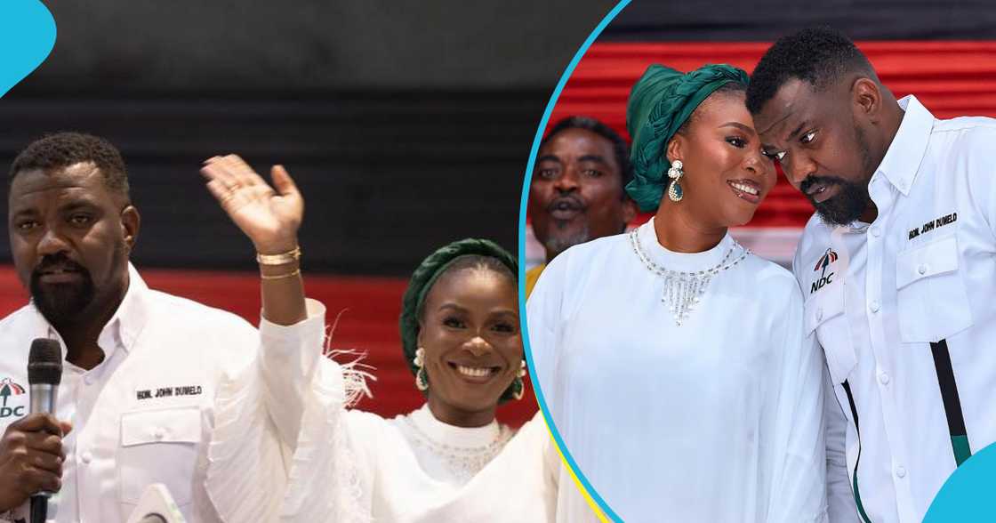 John Dumelo's Wife Makes First Political Appearance, Sends Message After Ayawaso West Wuogon Primaries Win John Dumelo's Wife Makes First Political Appearance, Sends Message After Ayawaso West Wuogon Primaries Win
