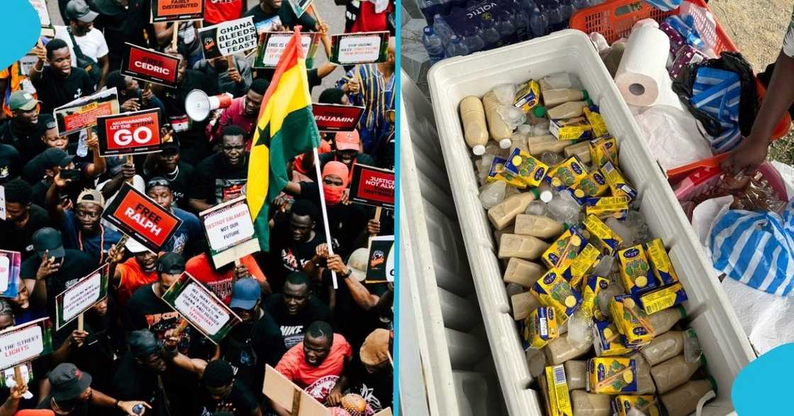 Stop Galamsey, illegal mining, protesters, demonstration, Ghanaian chef, breakfast Stop Galamsey, illegal mining, protesters, demonstration, Ghanaian chef, breakfast