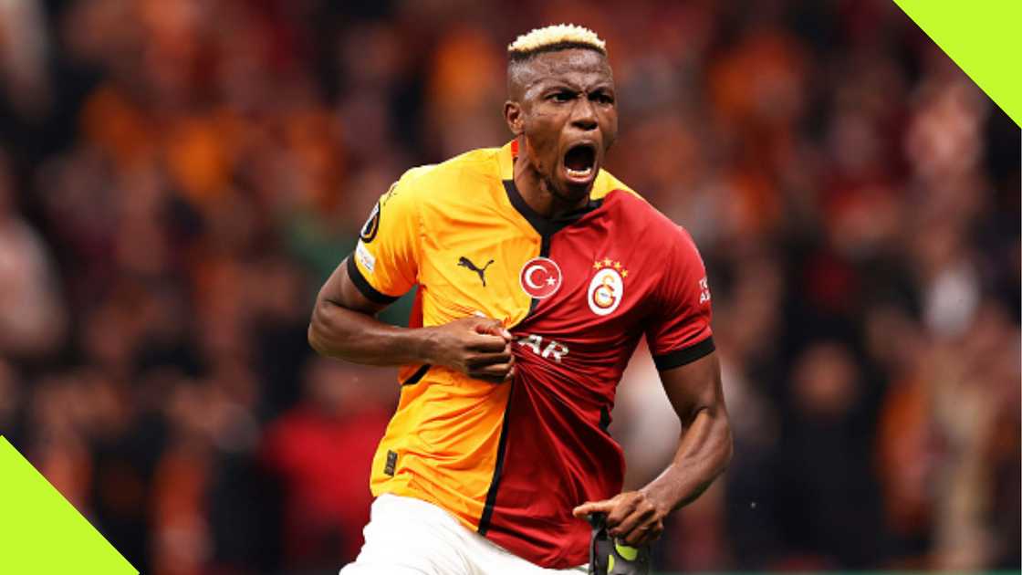 Victor Osimhen in Galatasaray vs Samsunspor Victor Osimhen in Galatasaray vs Samsunspor