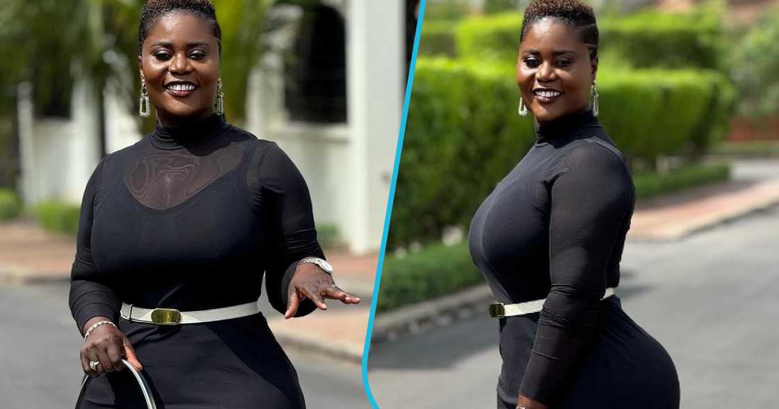 GH MP Dorcas Affo-Toffey shows off curvy look.