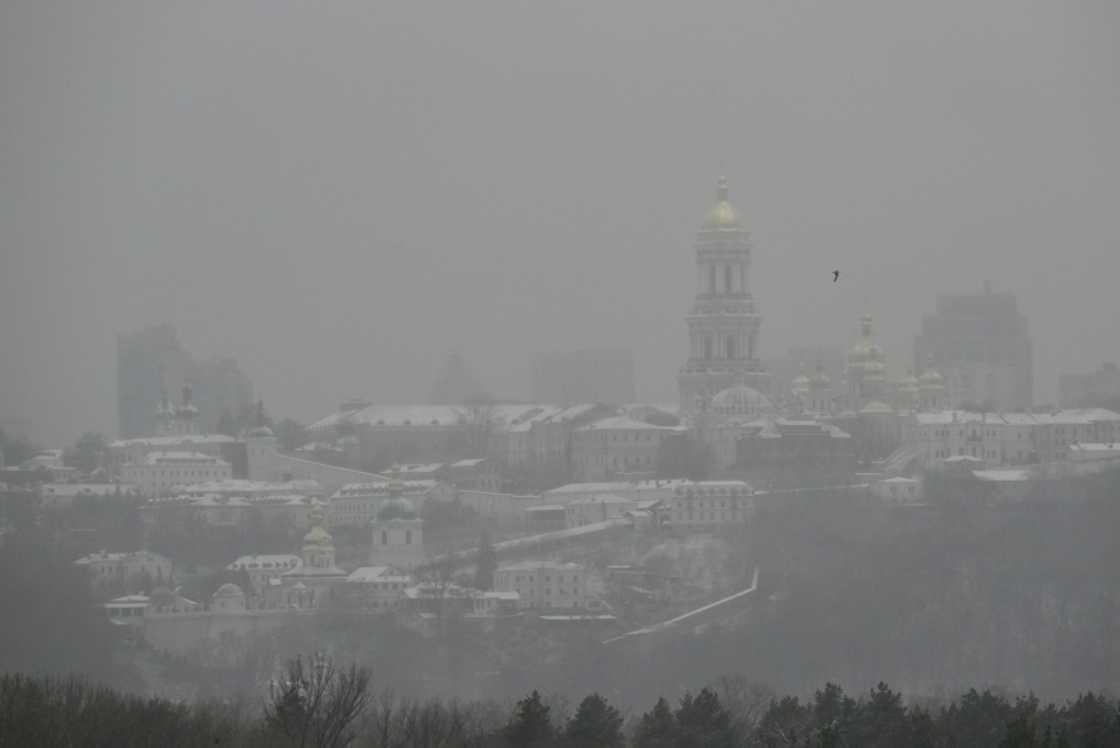 The Kyiv Pechersk Lavra monastery on November 17