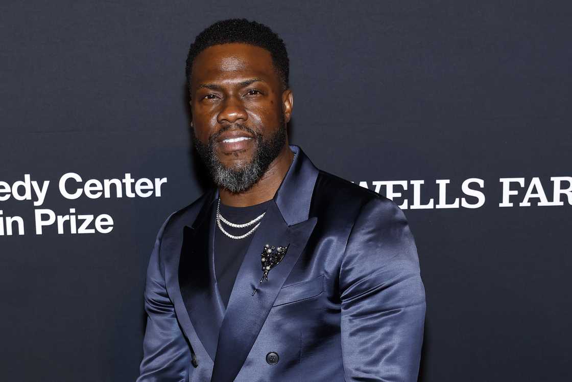 Kevin Hart attends the 25th Annual Mark Twain Prize For American Humor at The Kennedy Center in Washington, DC Kevin Hart attends the 25th Annual Mark Twain Prize For American Humor at The Kennedy Center in Washington, DC