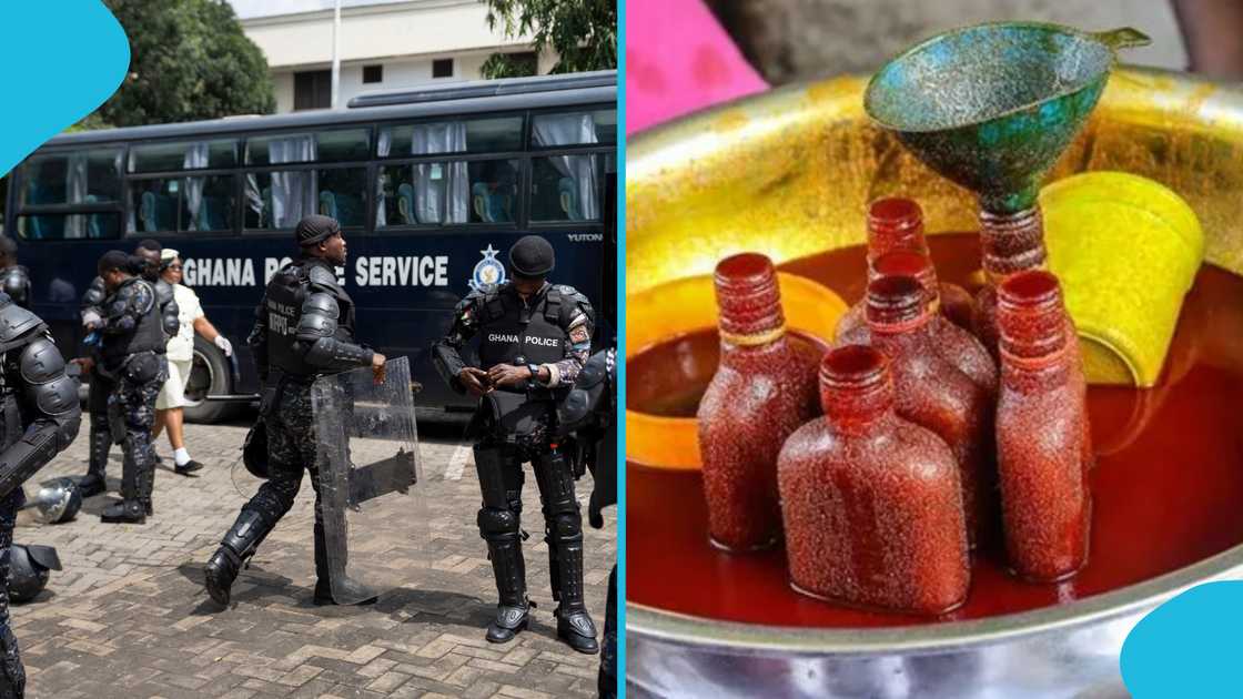 Ghana Police, Palm oil, Sudan dye, Traders arrested, Koforidua market, FDA, Producing palm oil.