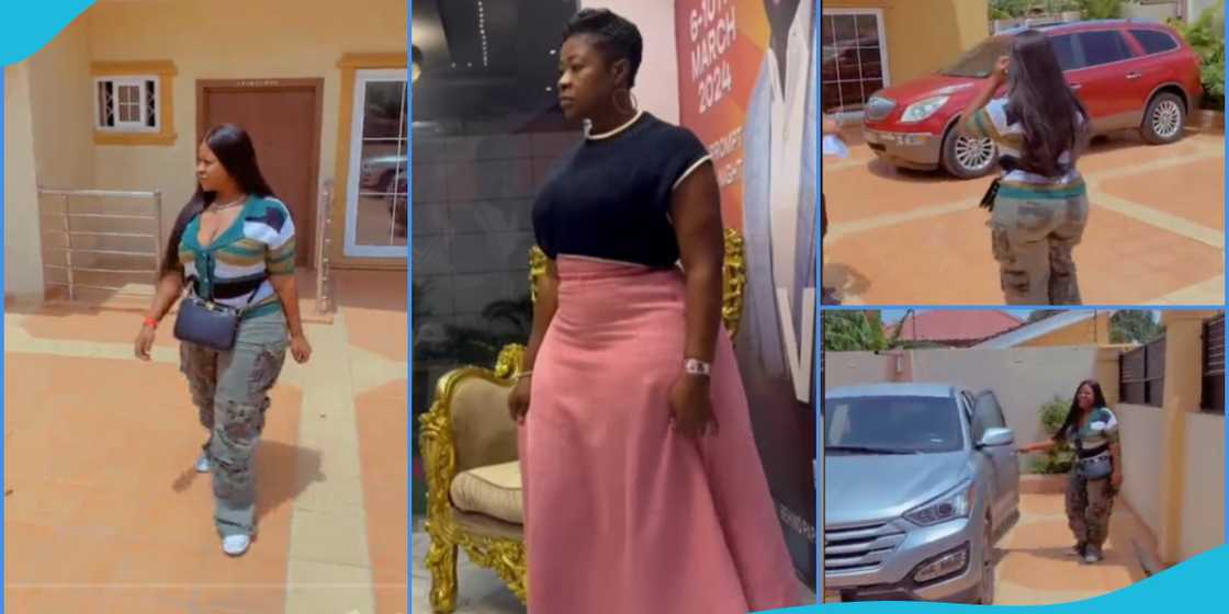 Portia Asare flaunts massive curves, huge mansion & two cars Portia Asare flaunts massive curves, huge mansion & two cars