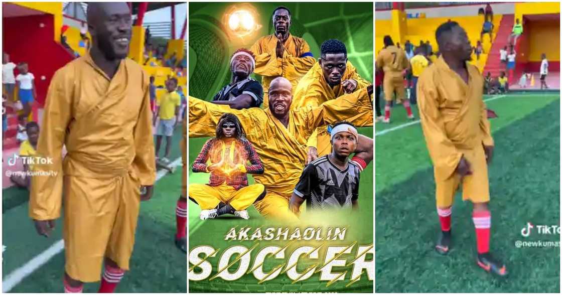 Ras Nene in Akashaolin Soccer series Ras Nene in Akashaolin Soccer series