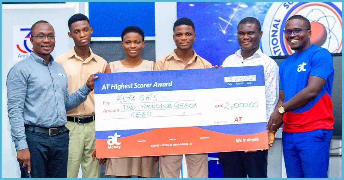 Ketasco gets highest scorer prize at NSMQ