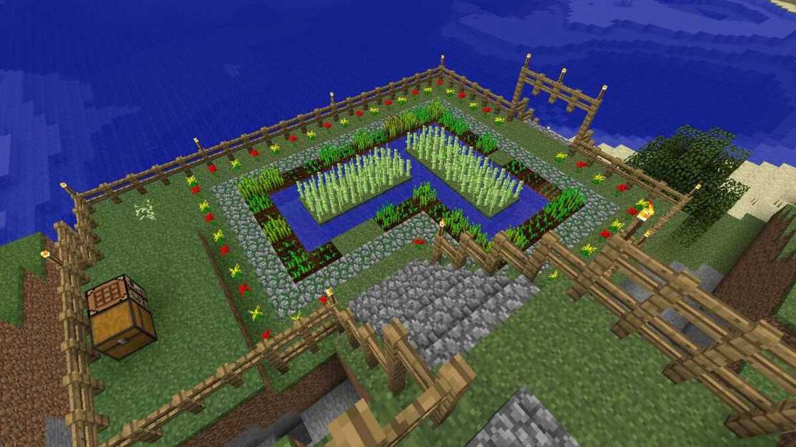 Minecraft garden ideas