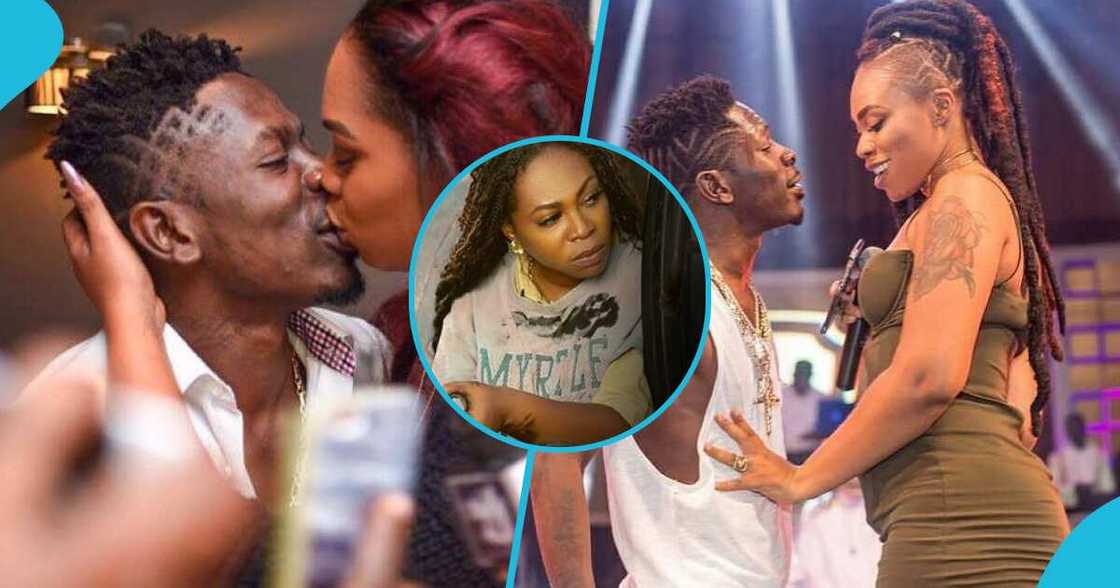 Michy and Shatta Wale flaunting amorous relationship Michy and Shatta Wale flaunting amorous relationship