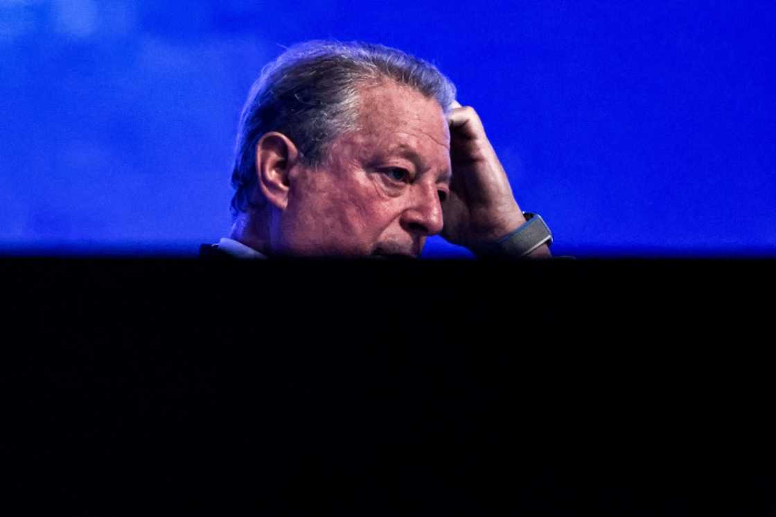 Former US vice president and climate campaigner Al Gore attends an event during the COP27 climate conference Former US vice president and climate campaigner Al Gore attends an event during the COP27 climate conference
