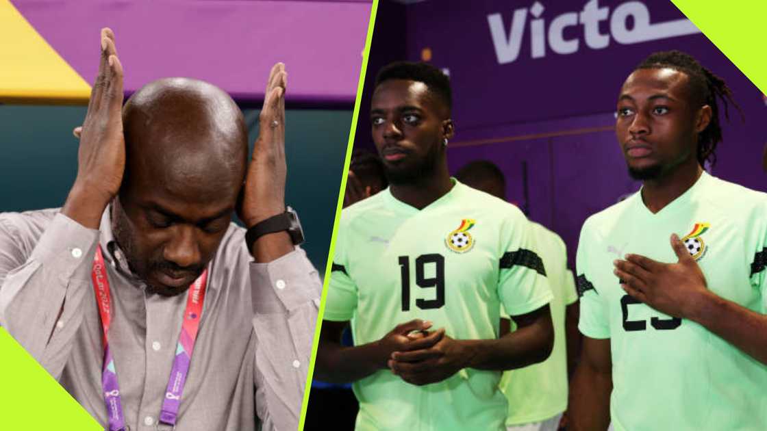 Otto Addo and Black Stars players Inaki Williams and Antoine Semenyo. Otto Addo and Black Stars players Inaki Williams and Antoine Semenyo.