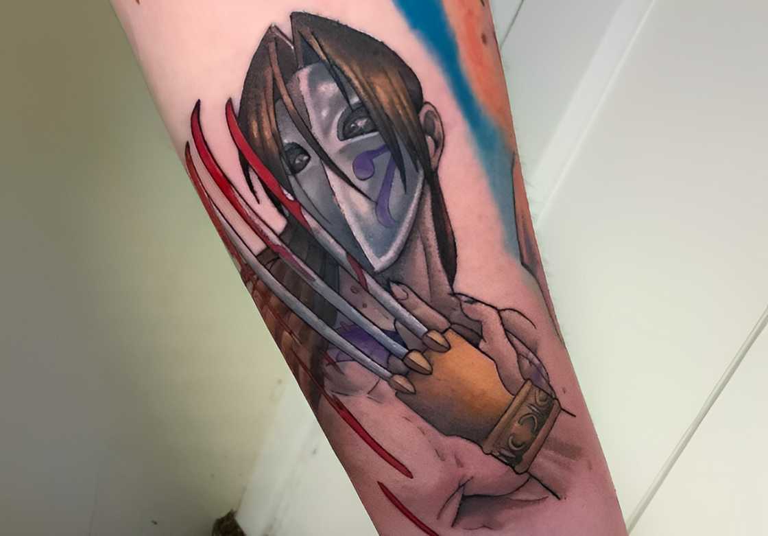 Street fighter's Vega tattoo Street fighter's Vega tattoo