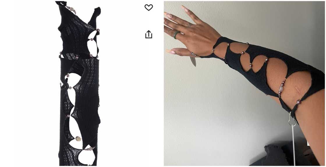 Lady gets disappointed after ordering a dress and receiving a sleeve Lady gets disappointed after ordering a dress and receiving a sleeve