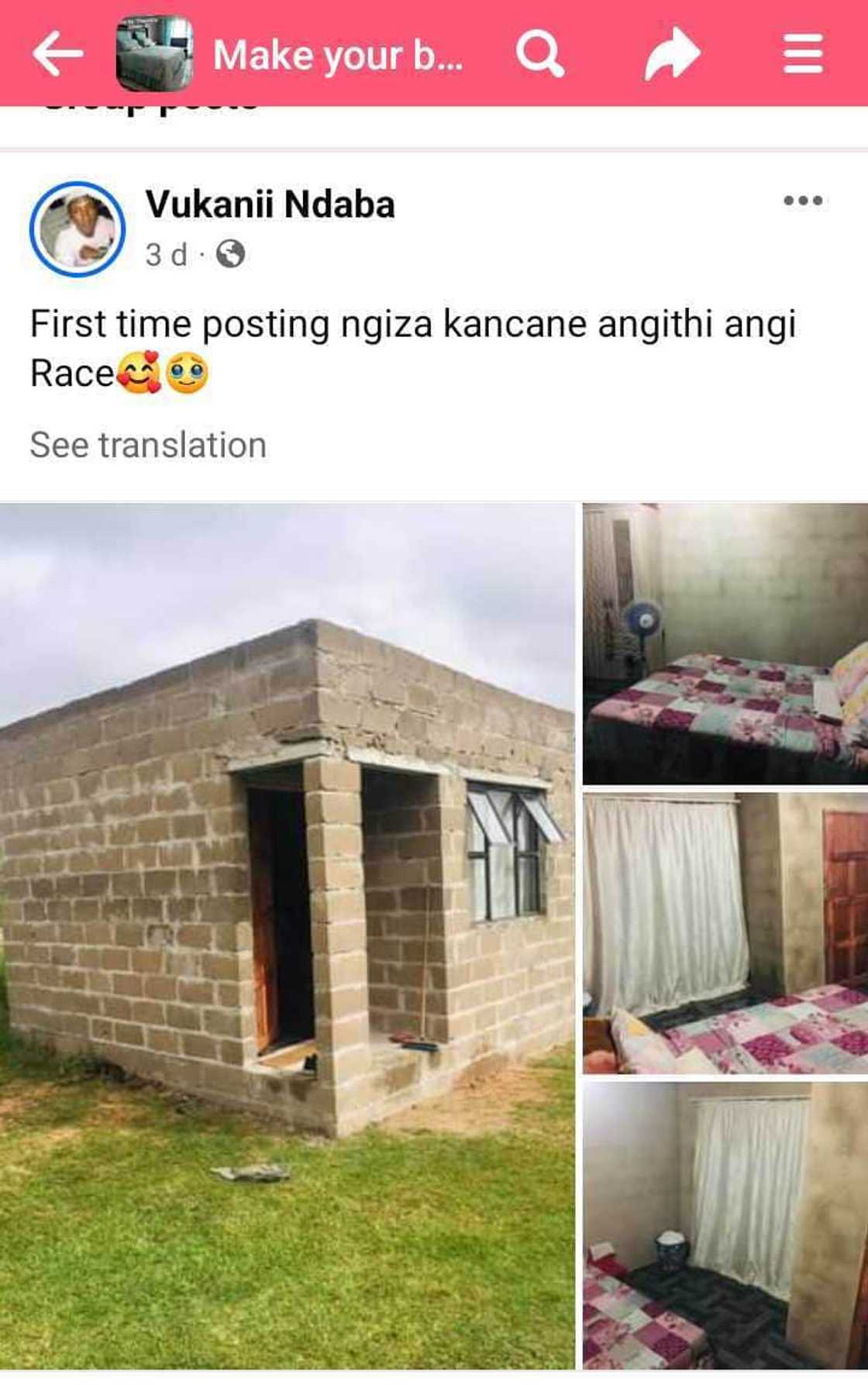 The man's house. The man's house.