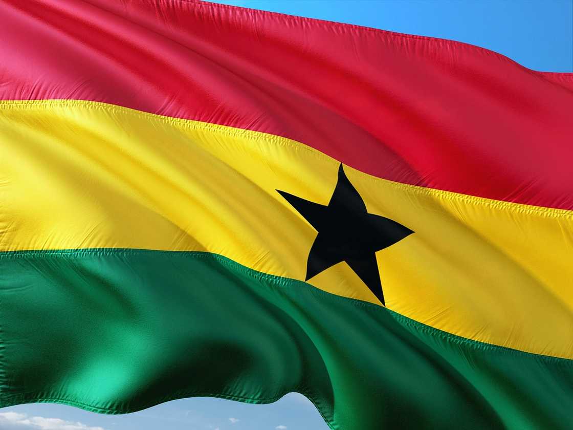 Ghana's flag Ghana's flag