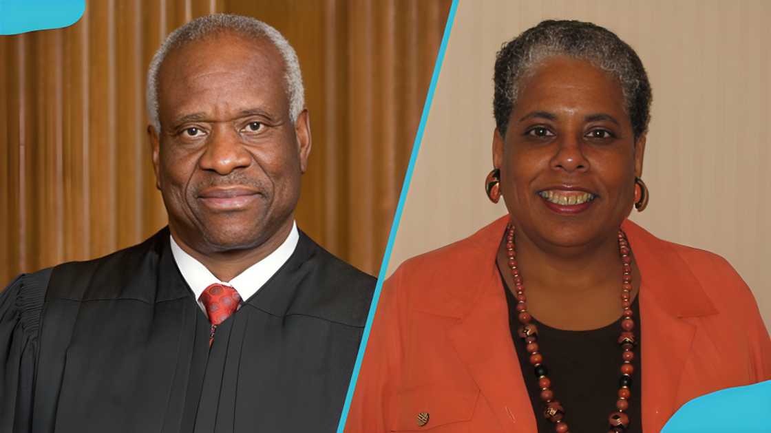 Pictures of Clarence Thomas and his first wife Pictures of Clarence Thomas and his first wife