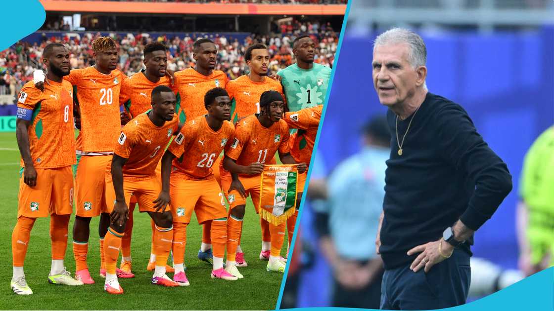 Côte d’Ivoire vs Ghana, Carlos Queiroz, 2027 AFCON Qualifier, Ghana Black Stars, Côte d'Ivoire national team, AFCON qualifying match, Jordan Ayew injury, Mohammed Kudus absence, Stade de la Paix Bouaké, Hervé Renard.