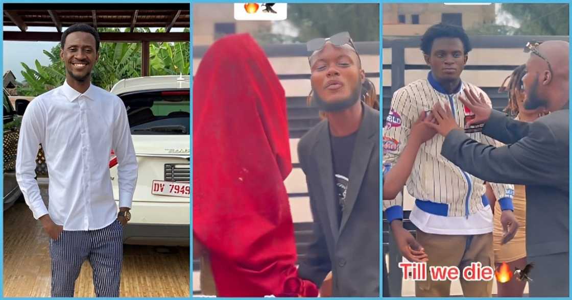 Photo of Henry Fitz and lookalike group Photo of Henry Fitz and lookalike group